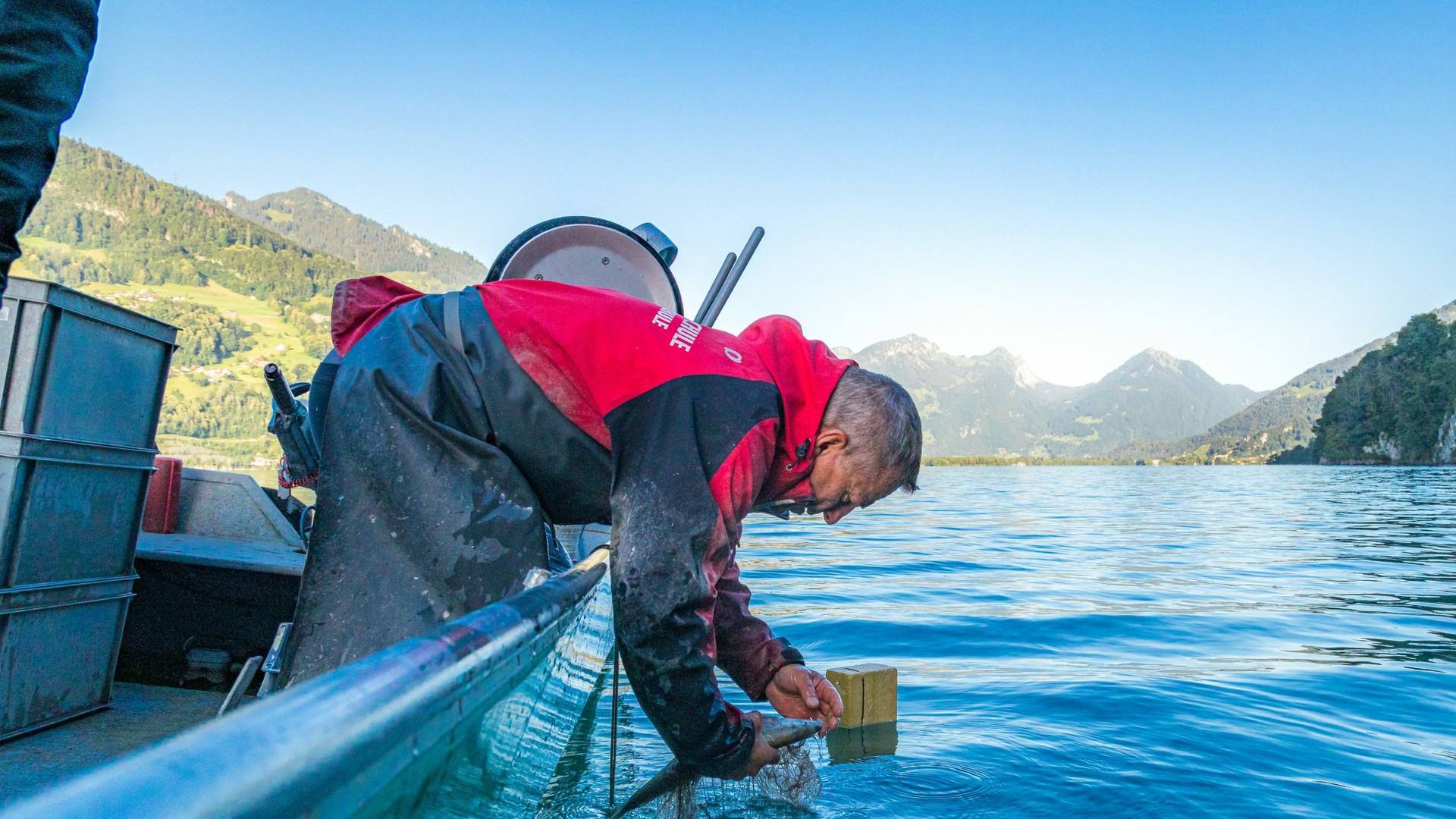 Hanspeter Gubser, Berufsfischer in Walenstadt am Walensee, Kanton St. Gallen | © Jürg Wirth Hanspeter Gubser, Berufsfischer in Walenstadt am Walensee, Kanton St. Gallen